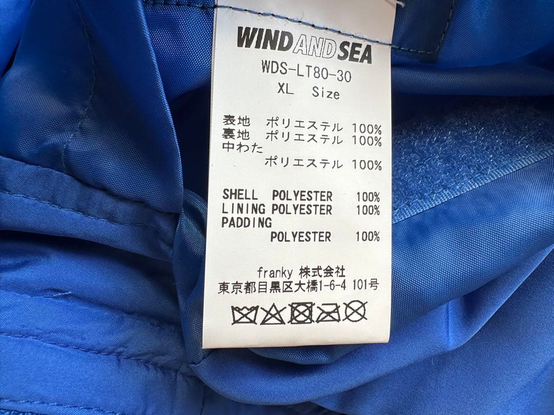 windandseaベンチコート未使用