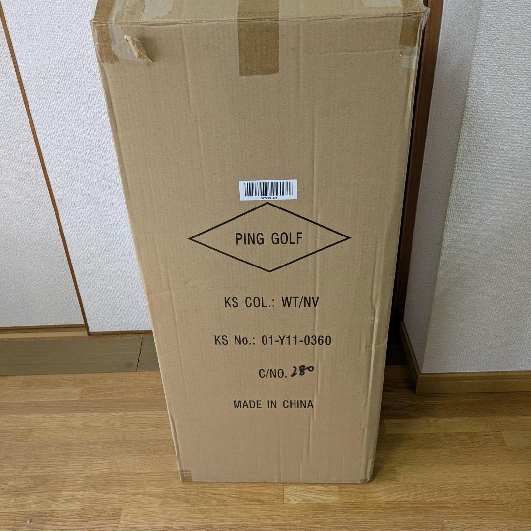 未使用ピン 2024 CB-P2402 ピオリア キャディバッグ