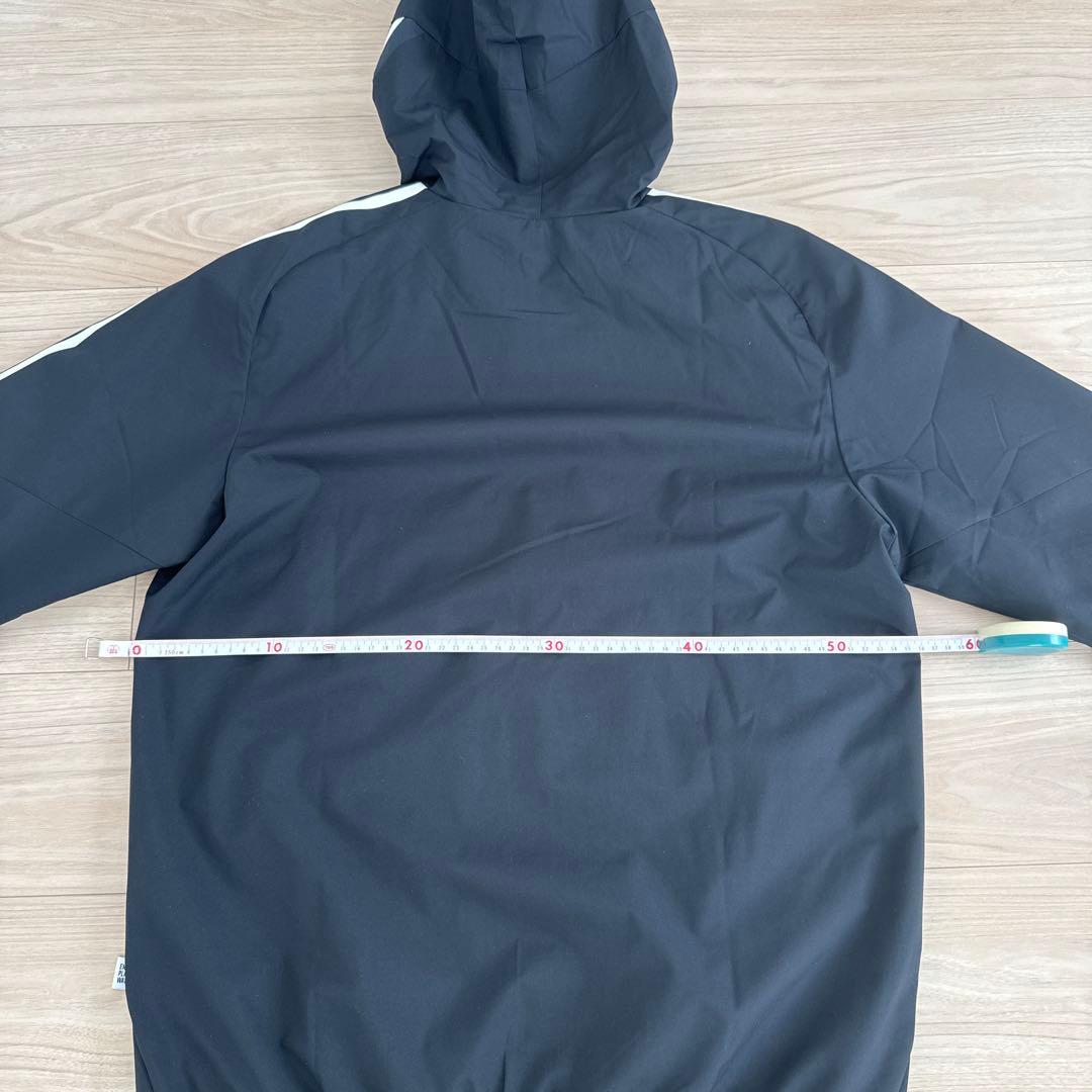 adidas ブラック ウィンドブレーカー