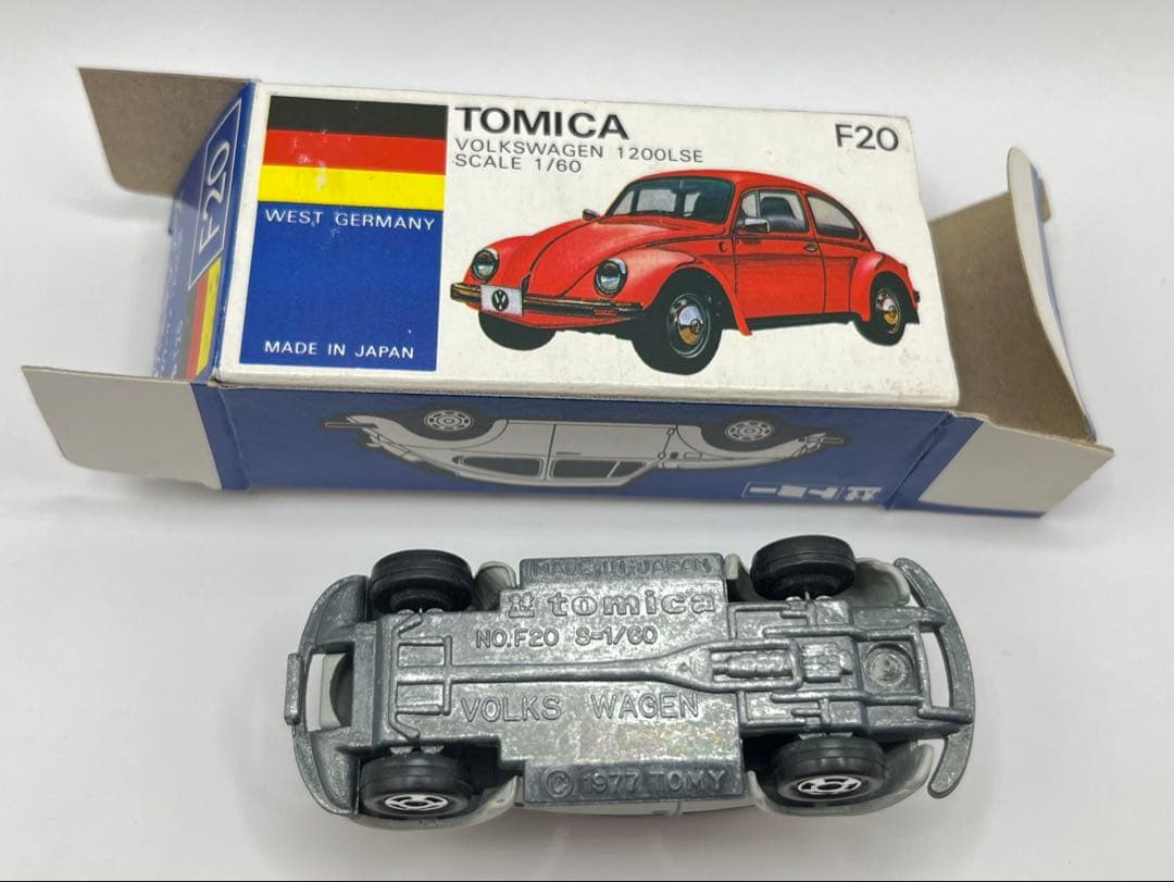 トミカ 日本製 青箱 F20 フォルクスワーゲン　1200LSE 東急ハンズ特注