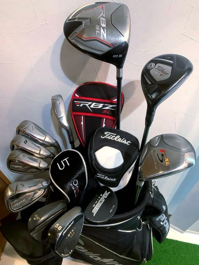 豪華　テーラーメイド　RBZ ゴルフクラブ 本格フルセット タイトリスト