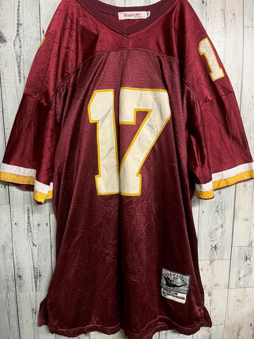 【希少】mitchell&ness レッドスキンズ ユニフォーム ビッグサイズ