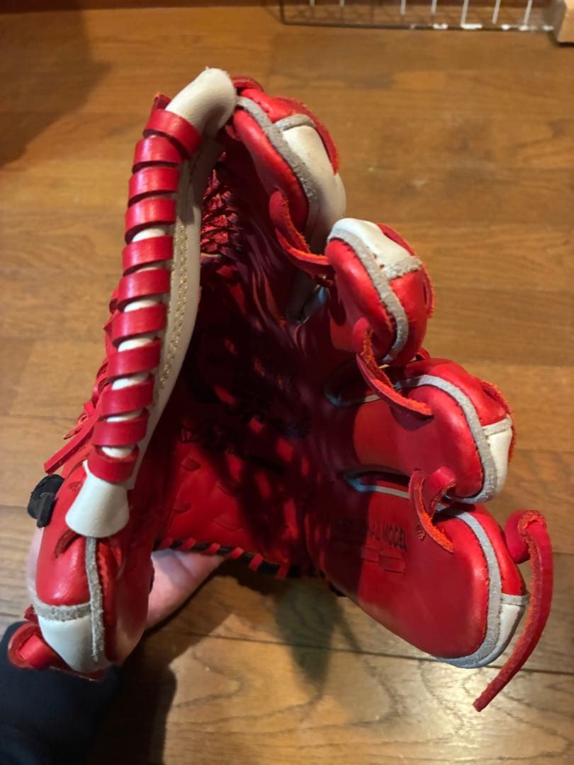 ハタケヤマ 軟式 グローブ 外野手 大人用 野球 ミット