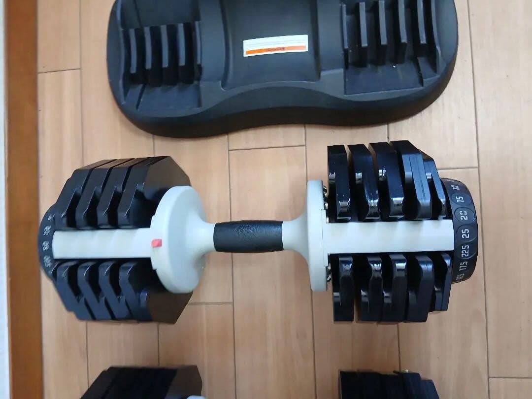 ①ativafit 可変式ダンベル 2.5kg〜25kg 1個