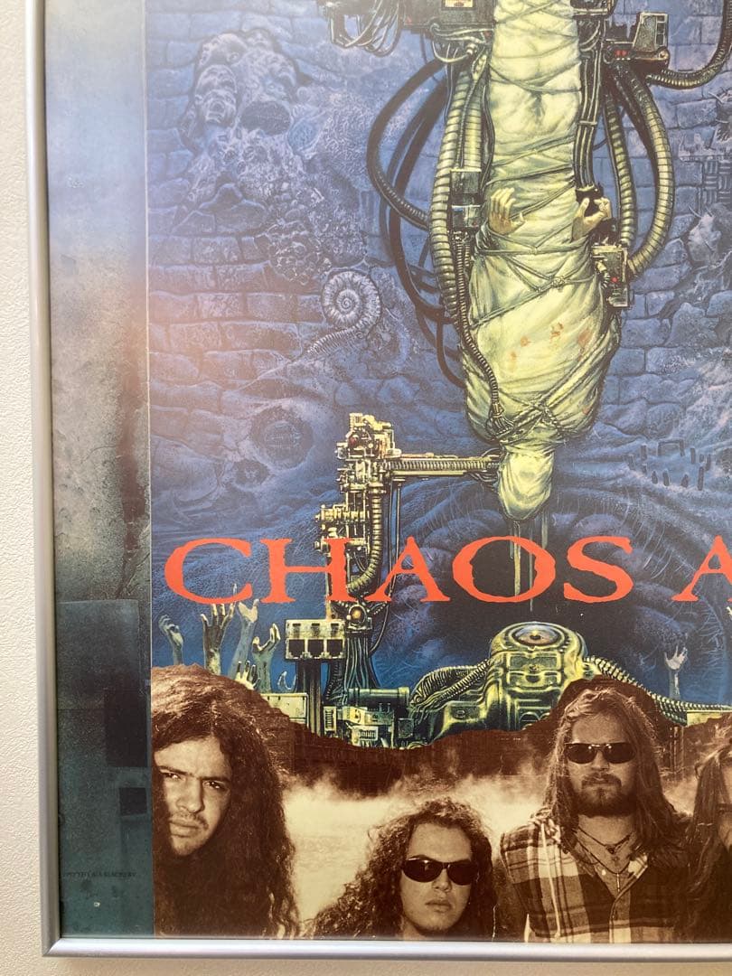 SEPULTURA CHAOS A.D. B2告知ポスター 1993年