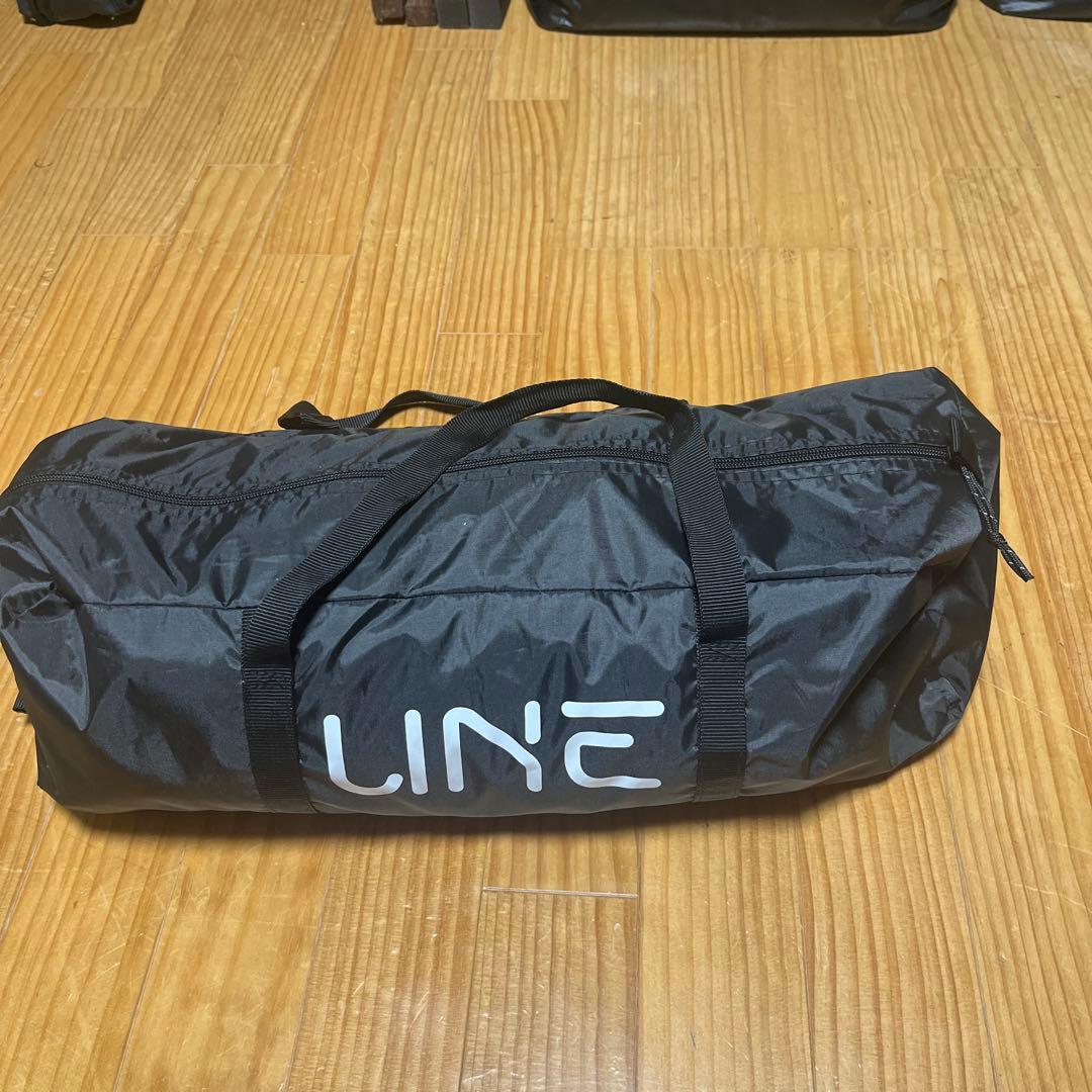 ＵＮＥ　ブラック自立式コットテント 2WAY使用