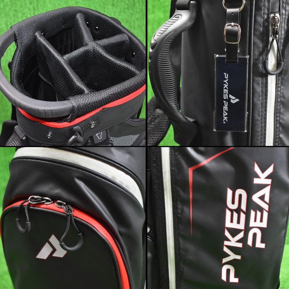 PYKES PEAK/パイクスピーク スタンド式 キャディーバック９型 新品！
