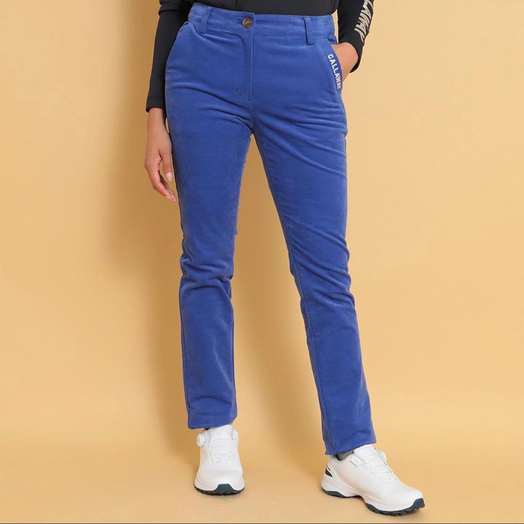 新品　Callaway ロングパンツ　8WAYストレッチ　モールスキン　L