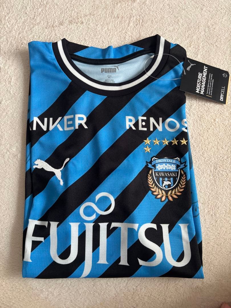 川崎フロンターレ　サッカーシャツ サイン入り 　リクルート抽選