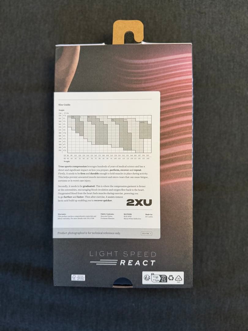 2XU ツータイムズユー ライトスピード リアクト コンプレッションショート