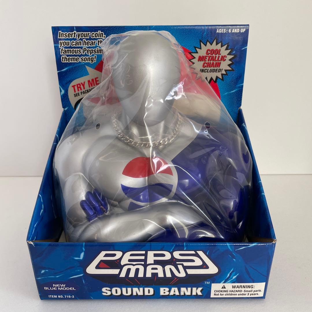 ゴンザレスヨシダ新品未使用　ペプシマン　サウンドバンク　貯金箱　レア