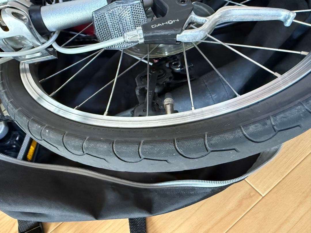 赤ちゃんさん専用　折りたたみ自転車 ROUTE ルビーレッド
