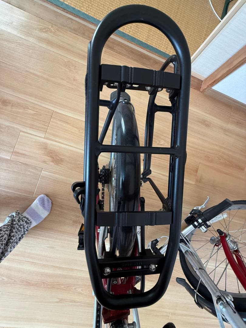 赤ちゃんさん専用　折りたたみ自転車 ROUTE ルビーレッド