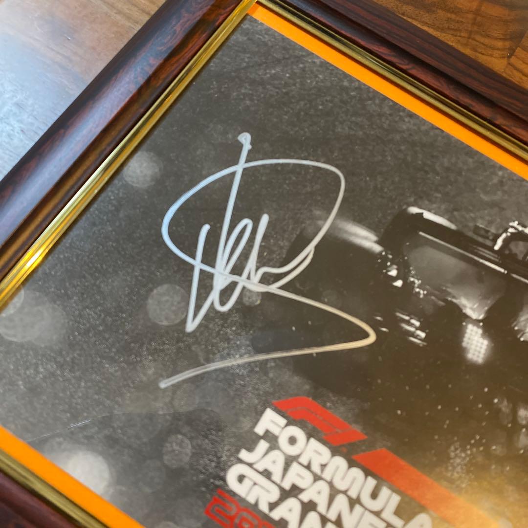 ランド・ノリス　セルジオ・ペレス 直筆サイン　2019年 F1 日本GP 額装品