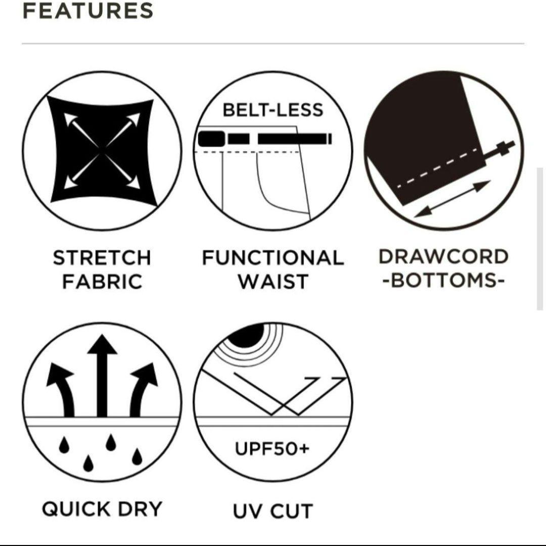TURF STRETCH NYLON PANTS　TURF GOLFER'S　黒