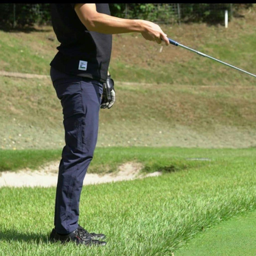 TURF STRETCH NYLON PANTS　TURF GOLFER'S　黒