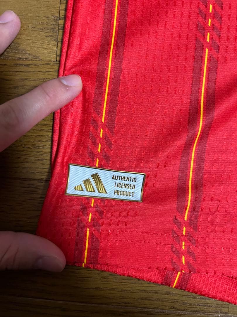 adidas スペイン代表 長袖シャツ XL オーセンティック