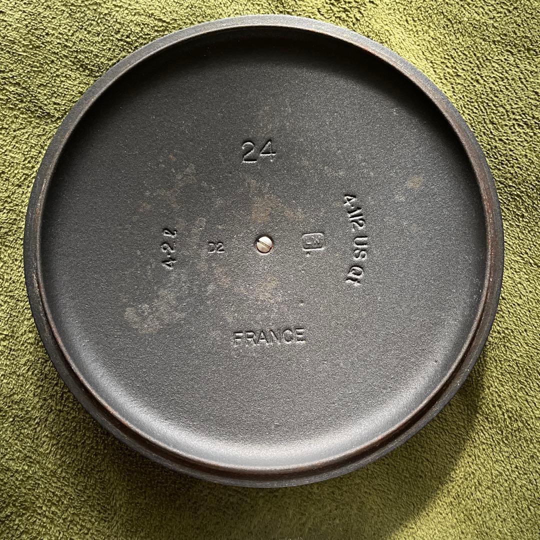 LE CREUSET 鋳鉄鍋 24cm 黒