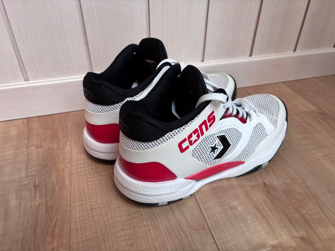 Converse CONS バスケットボールシューズ ホワイト/レッド