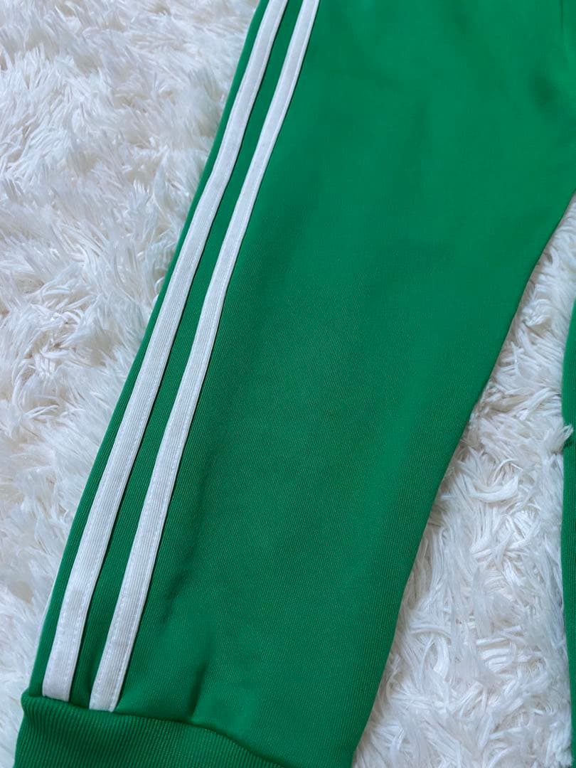 adidas グリーン ジャージパンツ　トラックパンツ　LL