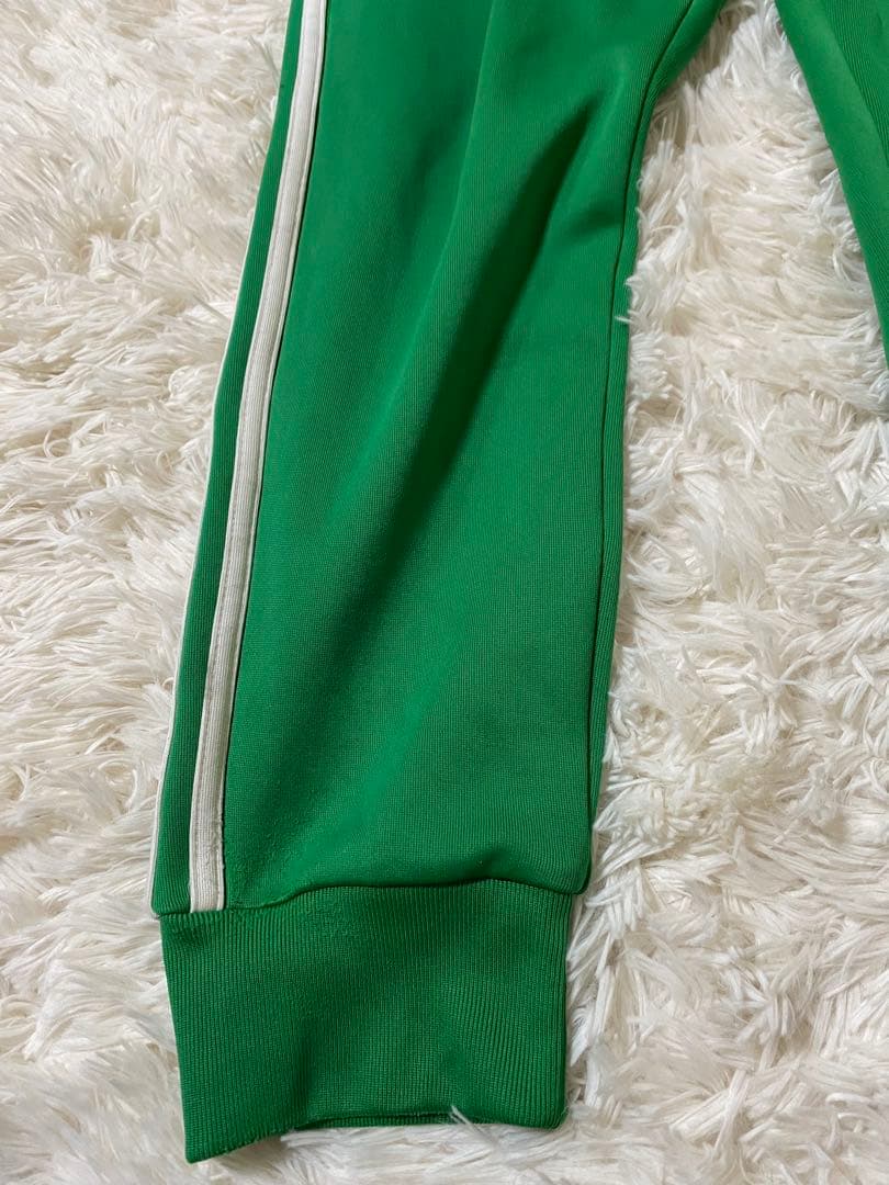 adidas グリーン ジャージパンツ　トラックパンツ　LL