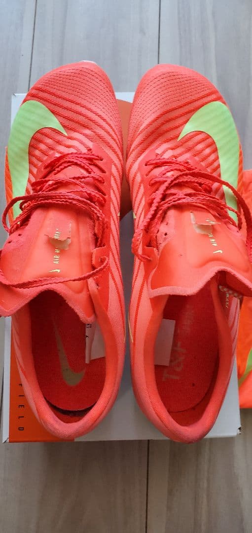 Nike Air Zoom マックスフライ2、26.5サイズ 左外パンクあり