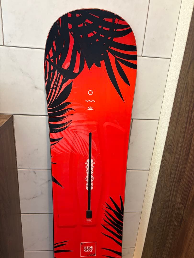 BURTON スノーボード 144フラット　HIDEAWAY