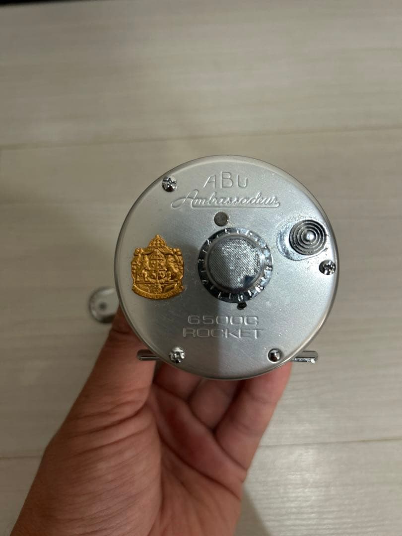 アブガルシア アンバサダー 6500C ロケット シルバーゴールド