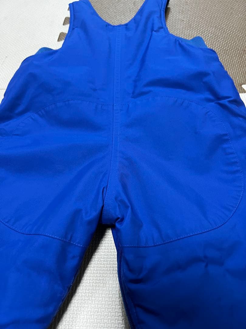 Patagonia 子ども用スキーウェア ブルー（上2T、下3T）