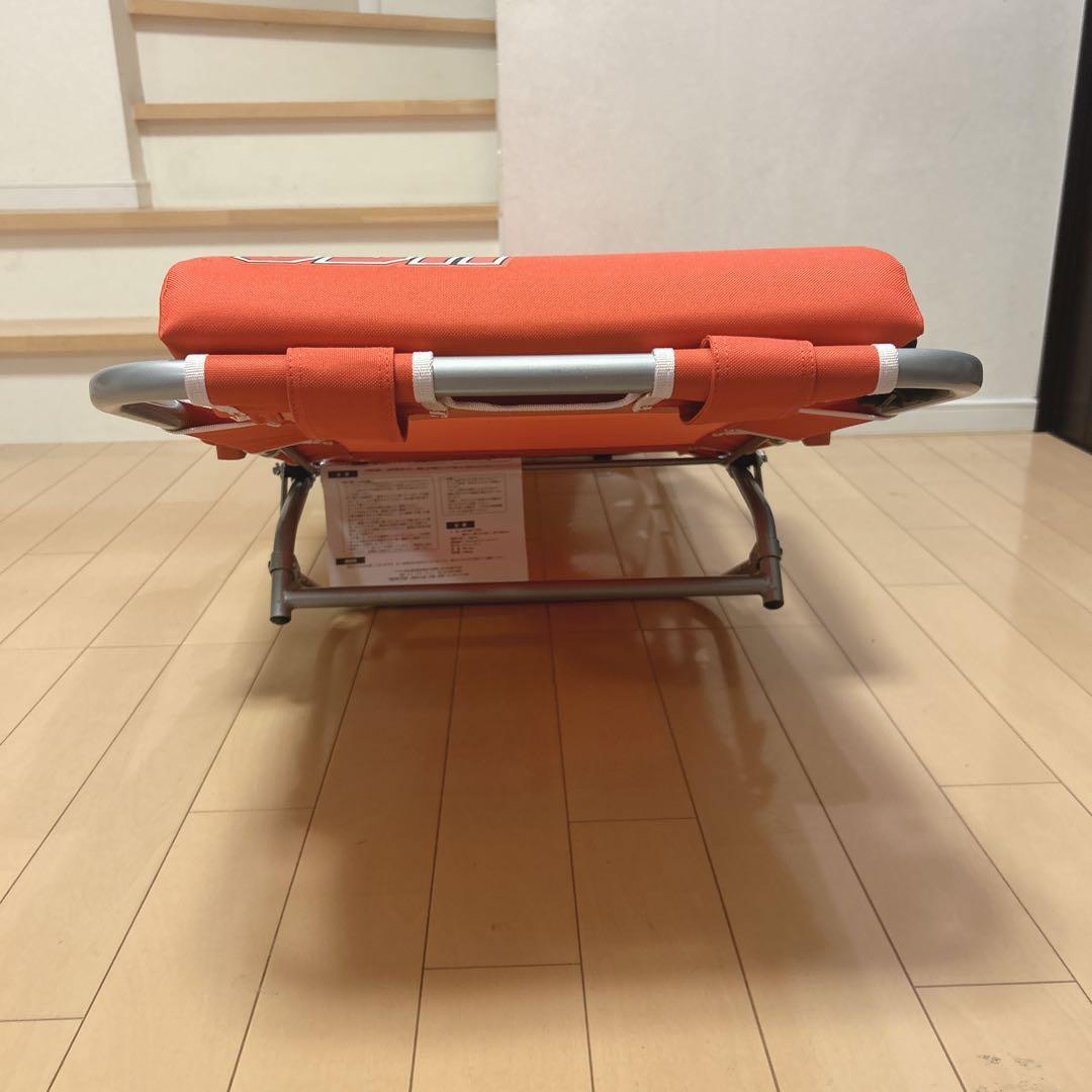 美品 日清 焼きそば U.F.O. ビーチチェア 赤 レッド 折りたたみ 非売品
