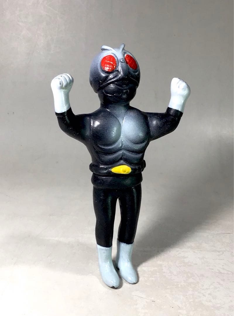 昭和レトロ パチ 仮面ライダー ソフビ 人形 石森章太郎 ミニソフビ 駄玩具 ①