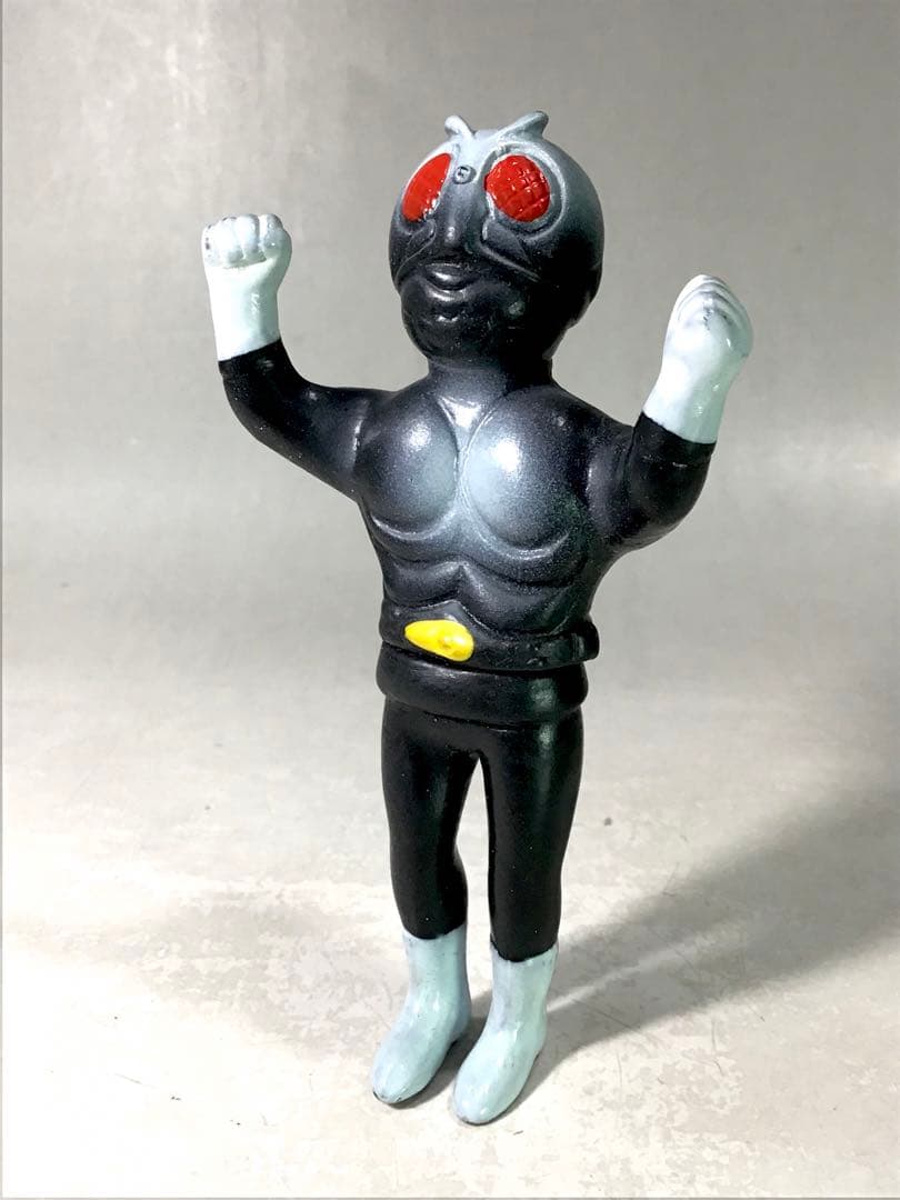 昭和レトロ パチ 仮面ライダー ソフビ 人形 石森章太郎 ミニソフビ 駄玩具 ①
