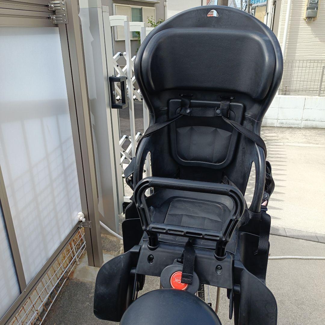 電動アシスト自転車　子供乗せ　後ろ　赤