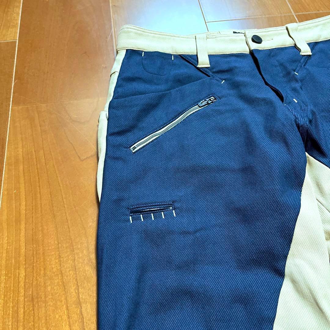 【美品】OAKLEY　ゴルフパンツ　32インチ　ネイビー×ベージュ　オークリー