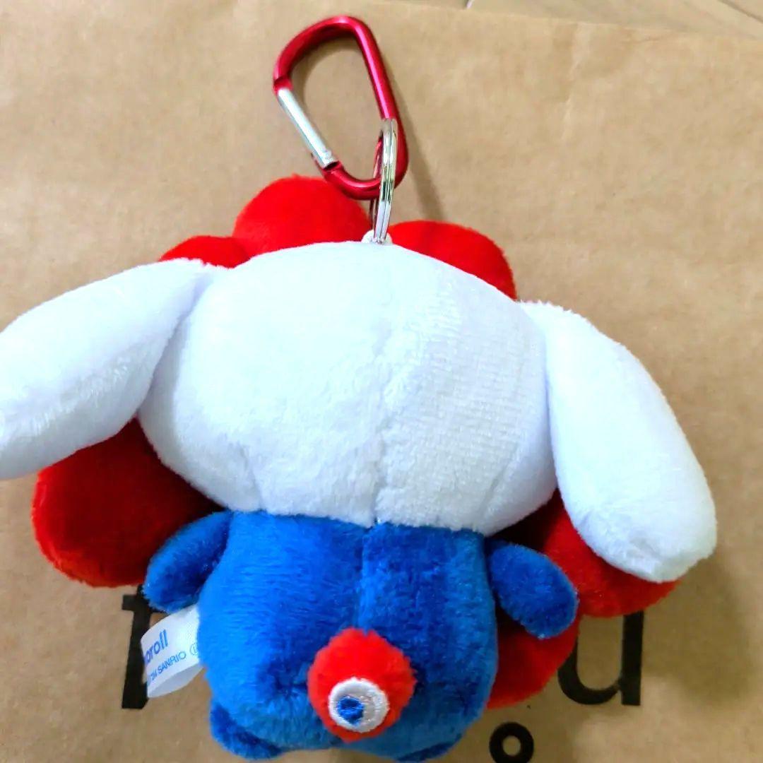 ミャクミャク なりきり シナモンロール コラボ風 ぬいぐるみキーホルダー