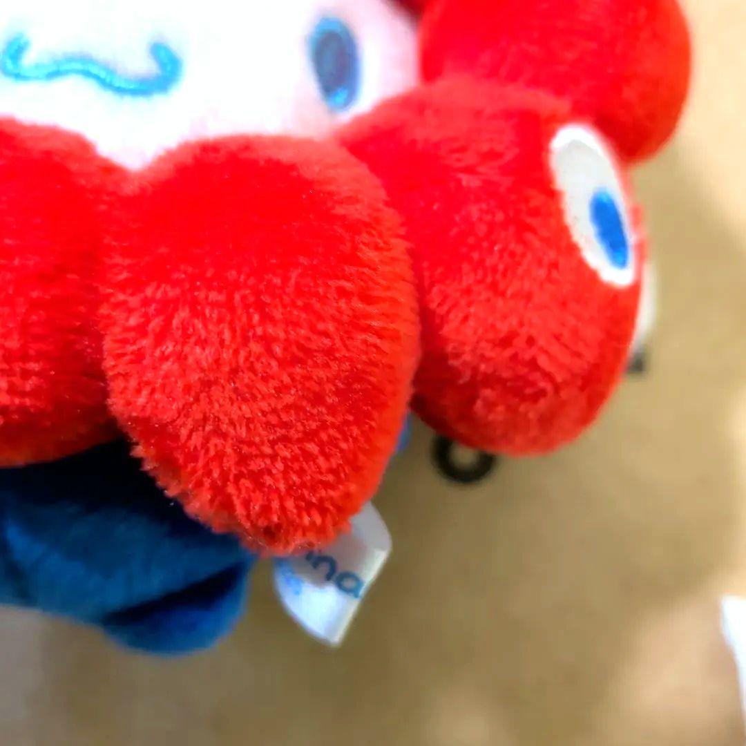 ミャクミャク なりきり シナモンロール コラボ風 ぬいぐるみキーホルダー