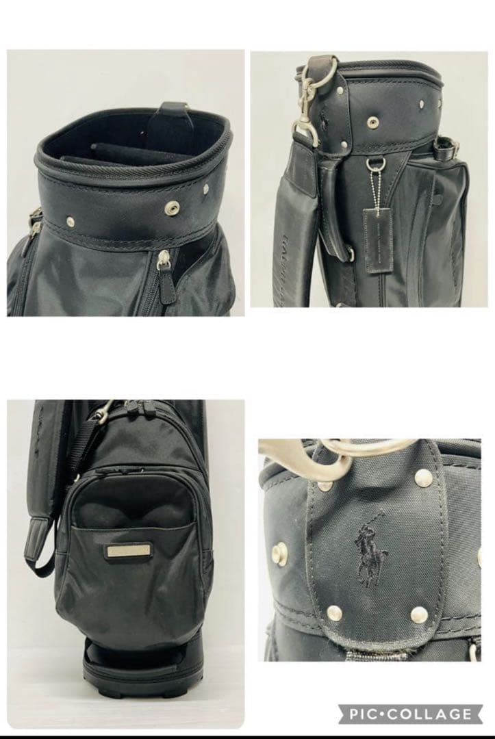 Ralph Lauren Polo Golf ブラックキャディバッグ