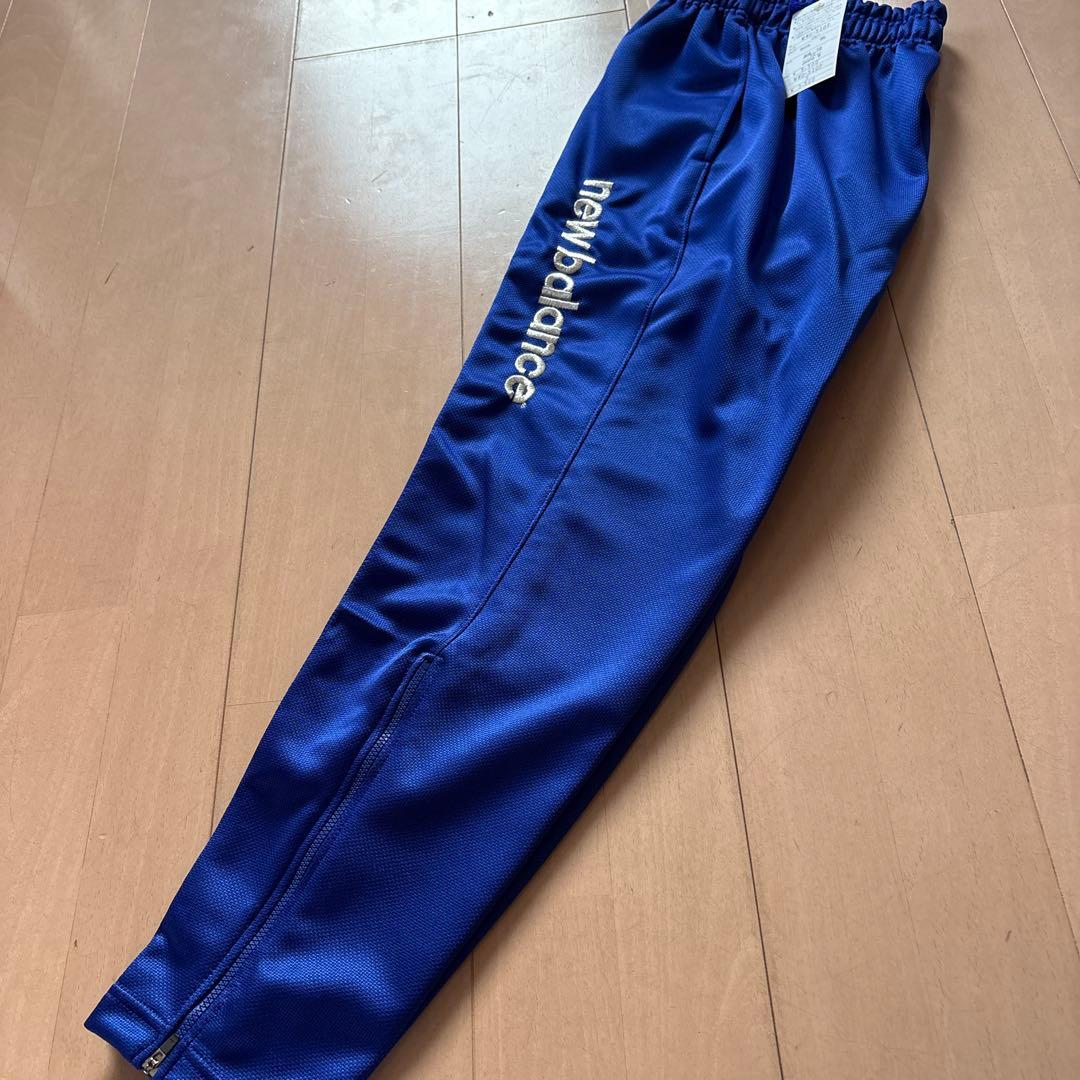 new balance ジャージ上下セット MWU-500S Sサイズ ブルー