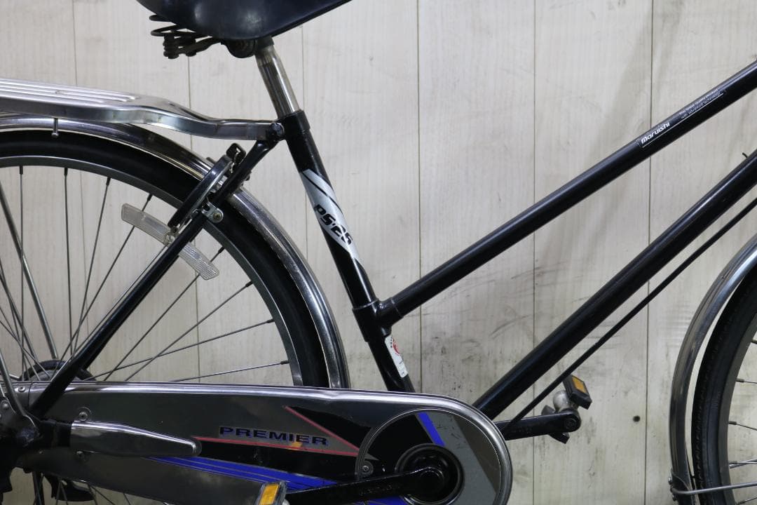 丸石自転車 PREMIER 26インチ PS-26 AUTO LEDレトロ自転車