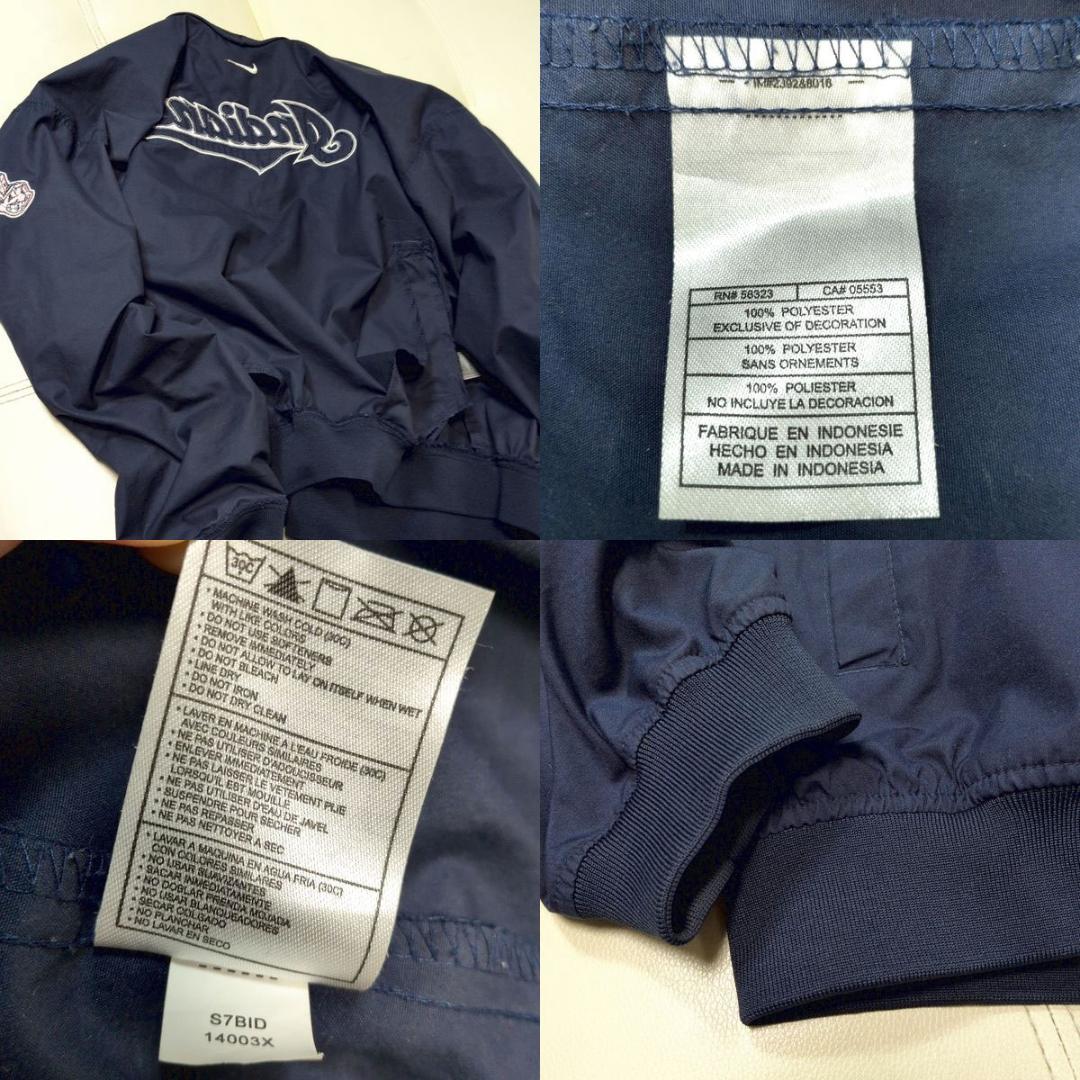 インディアンス ナイキ プルオーバー ジャケット XL ワフー酋長 ピステ ロゴ