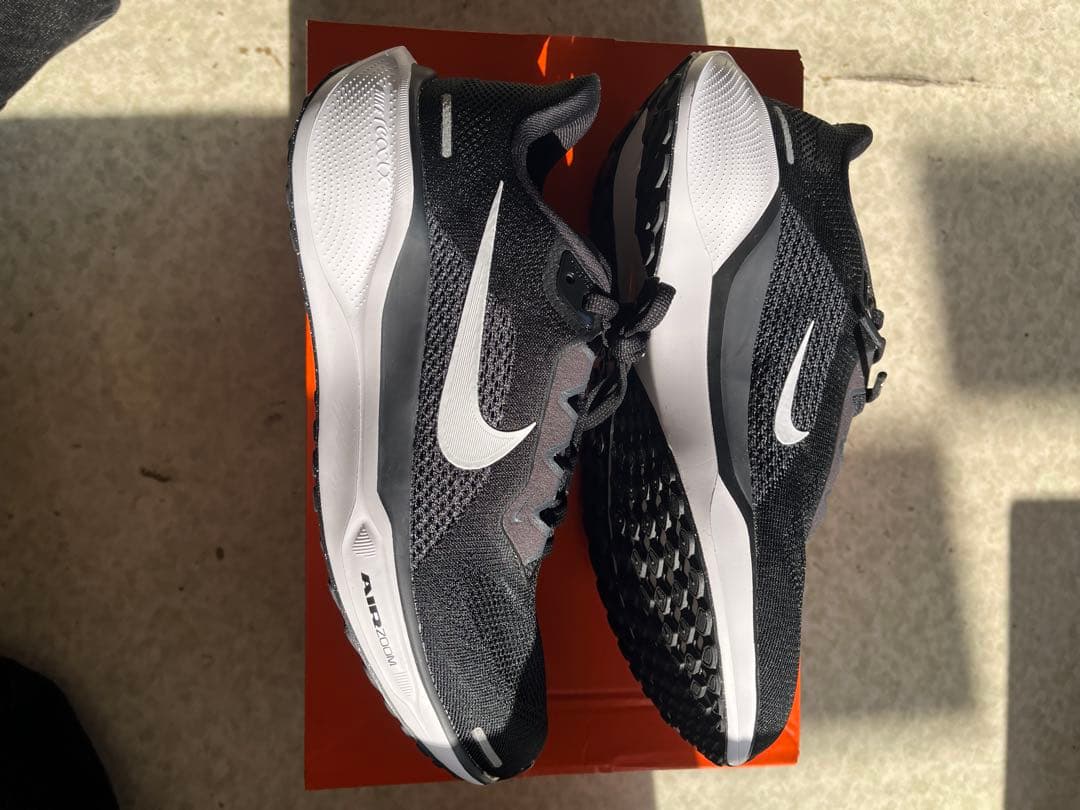 【美品】NIKEペガサス41 ブラック　25.5 cm