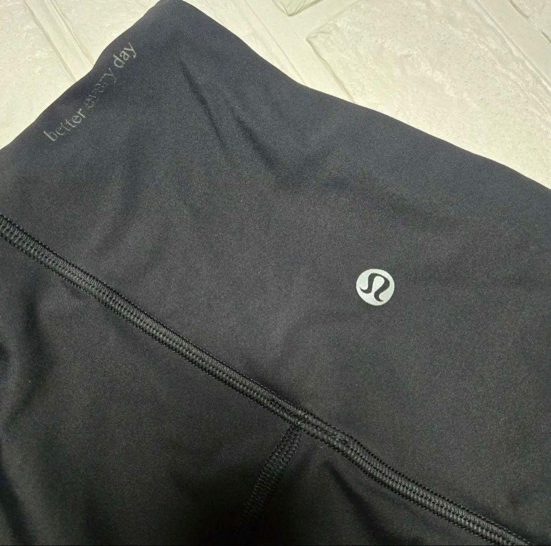 ルルレモン★ブラックドットパターン新品ブラトップ6&レギンス4
