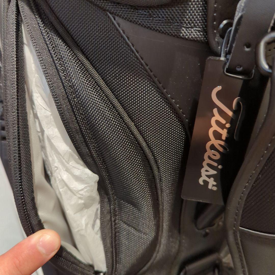 Titleist キャディバッグ 黒/白