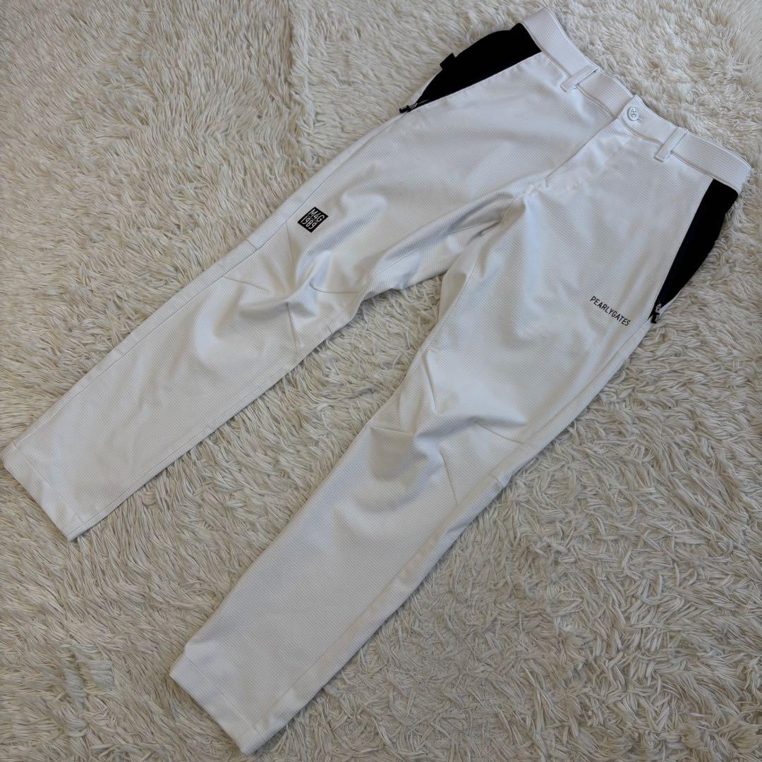 パーリーゲイツ パンツ ゴルフウェア 24aw プリントロゴ サイズ4
