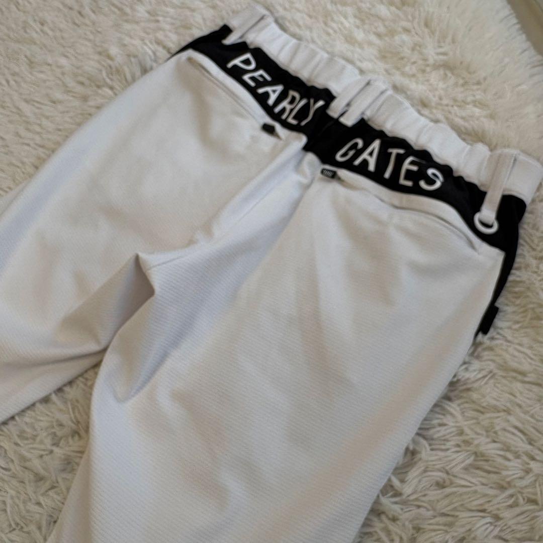 パーリーゲイツ パンツ ゴルフウェア 24aw プリントロゴ サイズ4