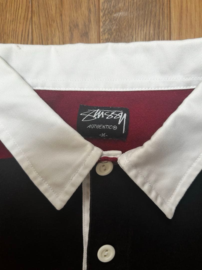 Stussy ラガーシャツM