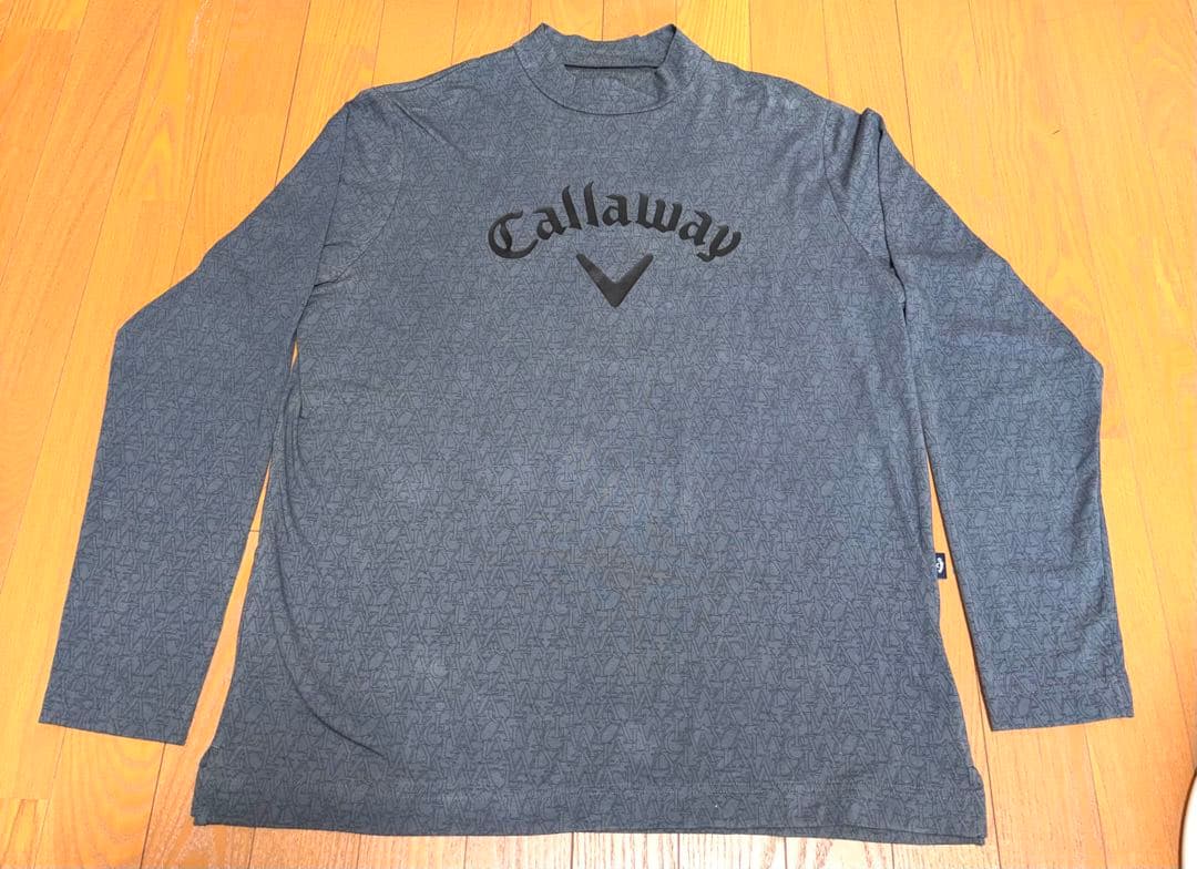 【新品未使用】Callaway ストレッチシャツ LL ダークグレー