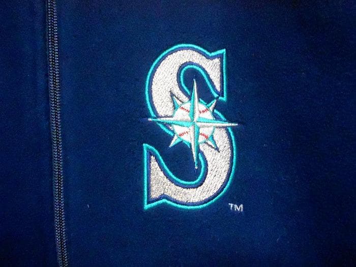 MLB シアトル・マリナーズ 裏ボア 肉厚 フリース ジャケット