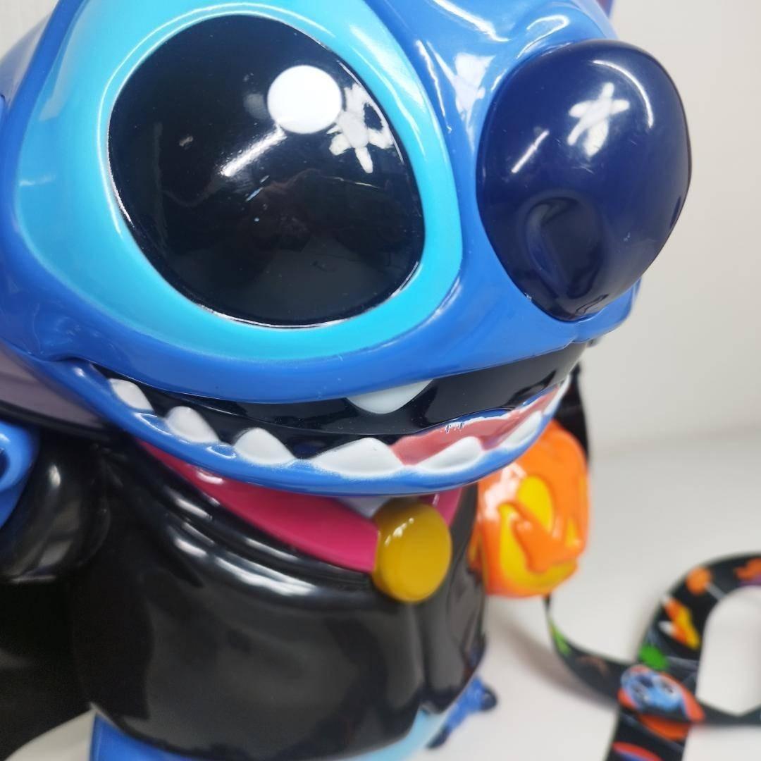 スティッチ ポップコーンバケット ハロウィン 人形 ヴァンパイア 美品 hSbb