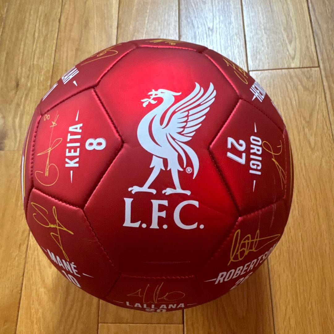 リヴァプールFC サイン入りサッカーボール サイズ5 2019/20